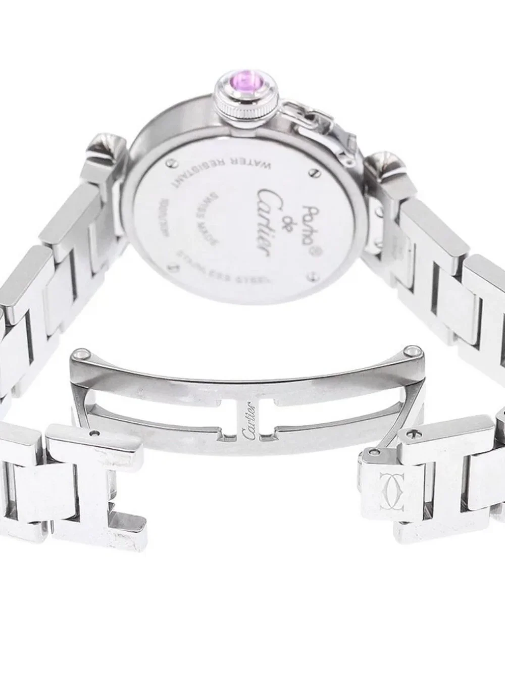 CARTIER Mispacha W3140008 pink Dial Quartz Ladies Watch_967264